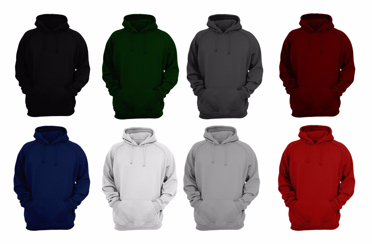 hoodies in eight colors