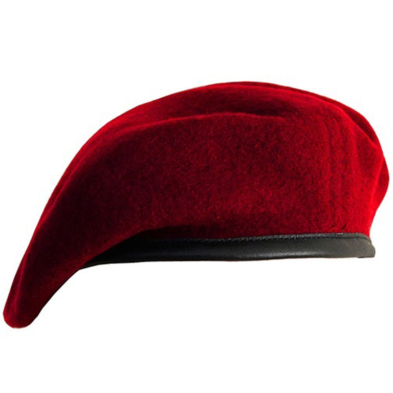 red colored cap