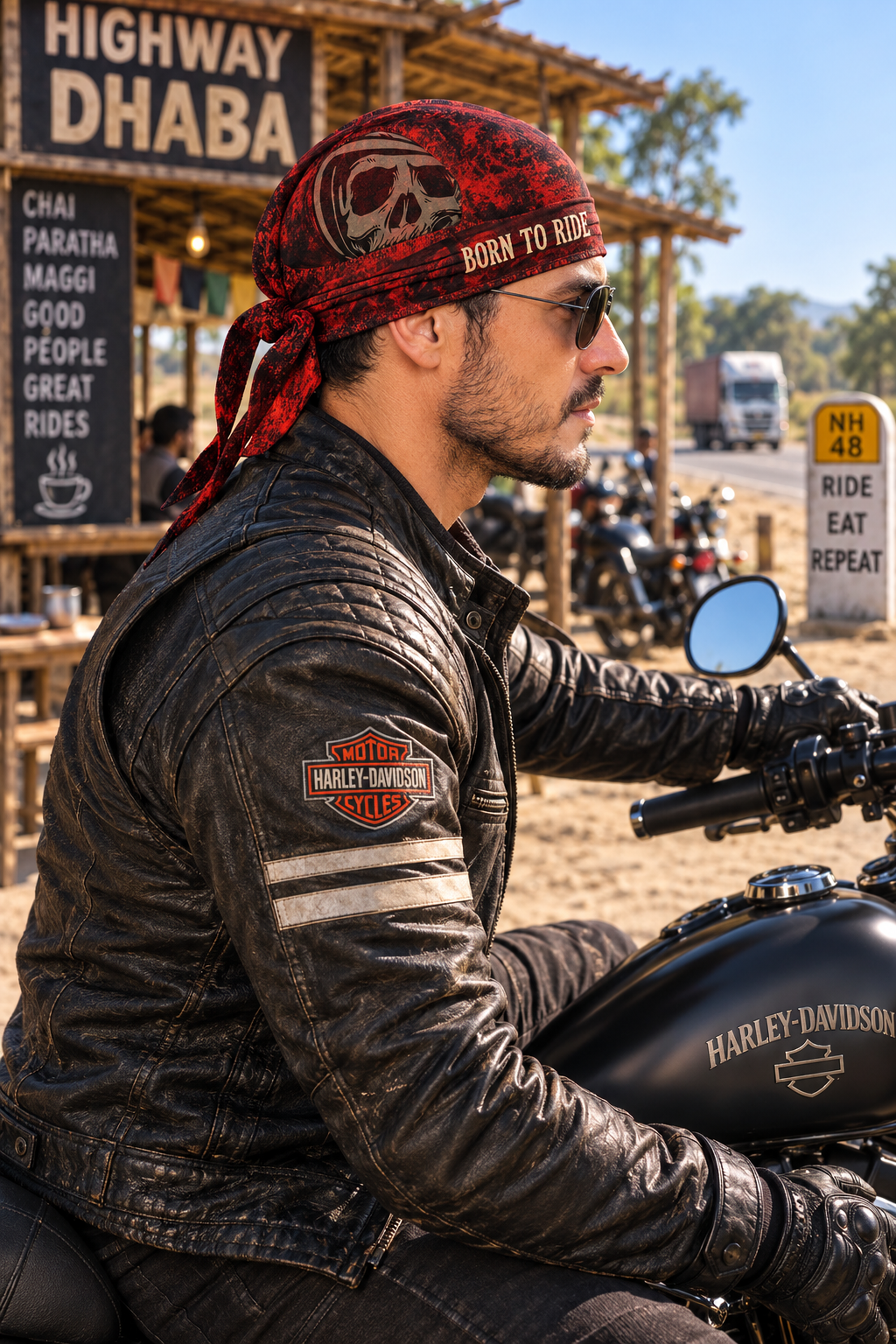 Bandanas,Headwraps,Headgear,Biker T shirts for Men and Women in India helmet liner,hair protection,durag,skull caps,patka for men and women