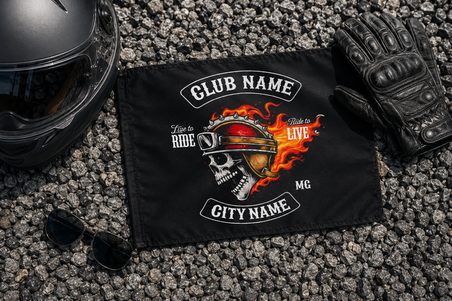upload your logo motorcycle flag, motorcycle flag with your logo, design your own motorcycle flag, create your own motorcycle flag, personalized motorcycle club flag, custom name motorcycle flag, custom text motorcycle flag, custom image motorcycle flag, custom photo motorcycle flag, custom biker club flag, custom MC club flag, motorcycle flag logo printing.