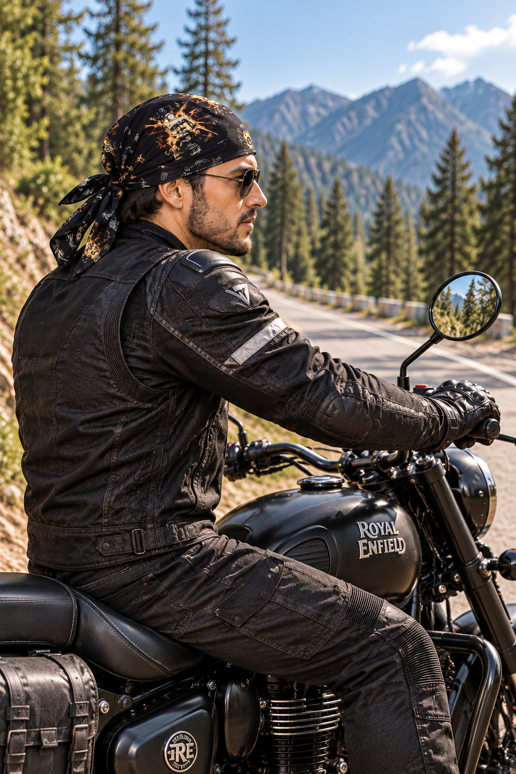 Bandanas,Headwraps,Headgear,Biker T shirts for Men and Women in India helmet liner,hair protection,durag,skull caps,patka for men and women
