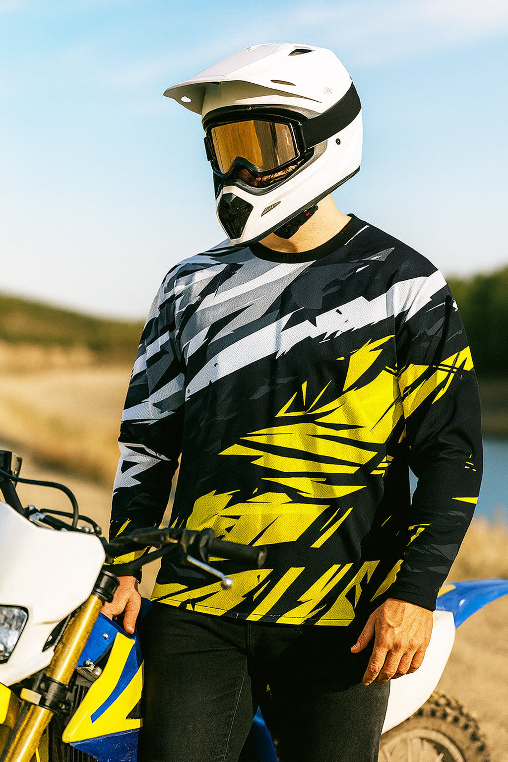 Best Motorcycle Riding Jersey, Motocross Racing Jersey, Men’s Biker Riding Jersey, Breathable Motorcycle Jersey in India