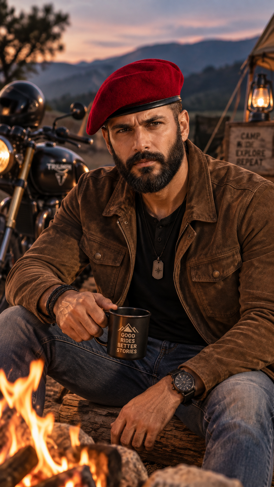 Best Beret Caps in India online for Men and Women, T shirts, Bandanas,Buffs,Patches