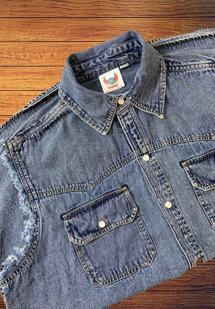 Best Denim Biker shirt sleeveless Biker shirt Cafe Racer patch  Bandana in India online for Men and Women, T shirts, Bandanas,Biker clothing