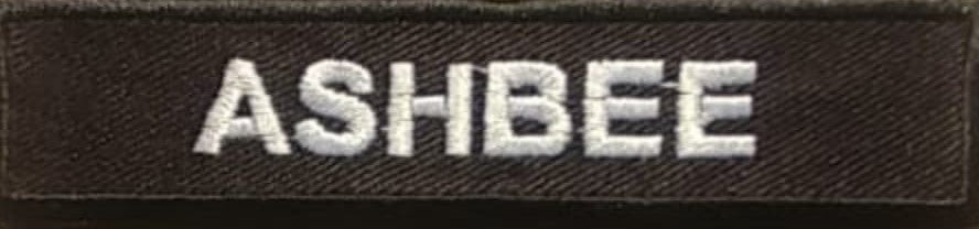 Custom Name Patch- 4.5 x 1 inches