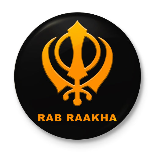 Rab Raakha Button Badge