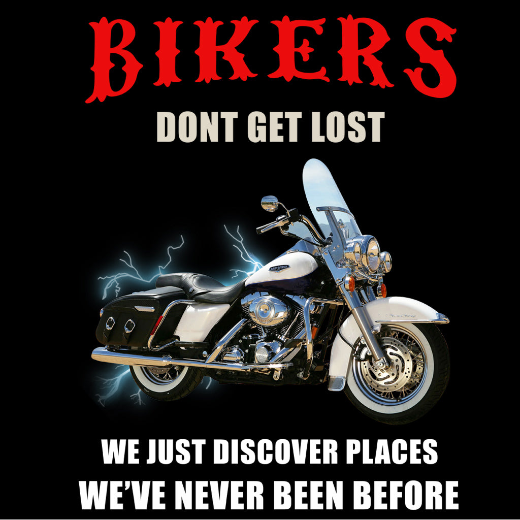 bikers dont get lost design