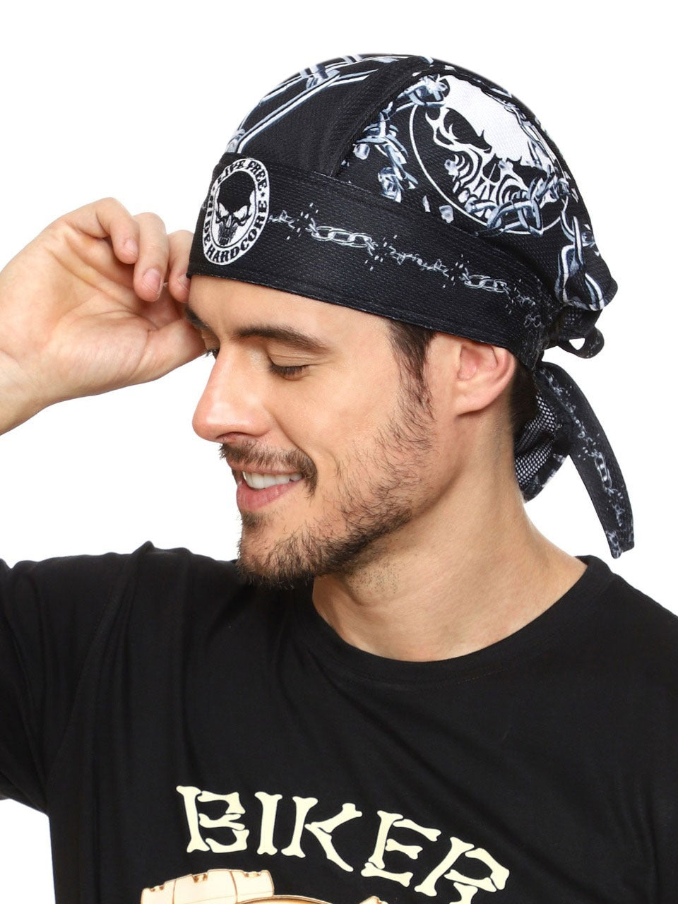 To Wear Bandanas Motorcycle Head Bandanas Tie Head Wrap Scarf Male