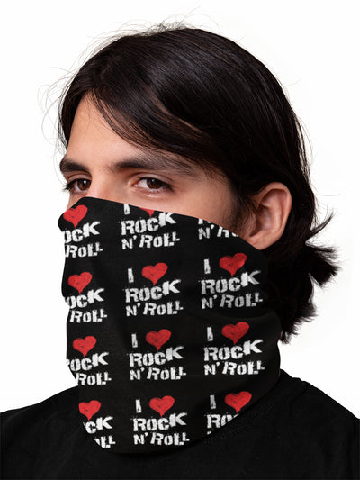 I Love Rock n Roll Neck Gaiter – Motohog