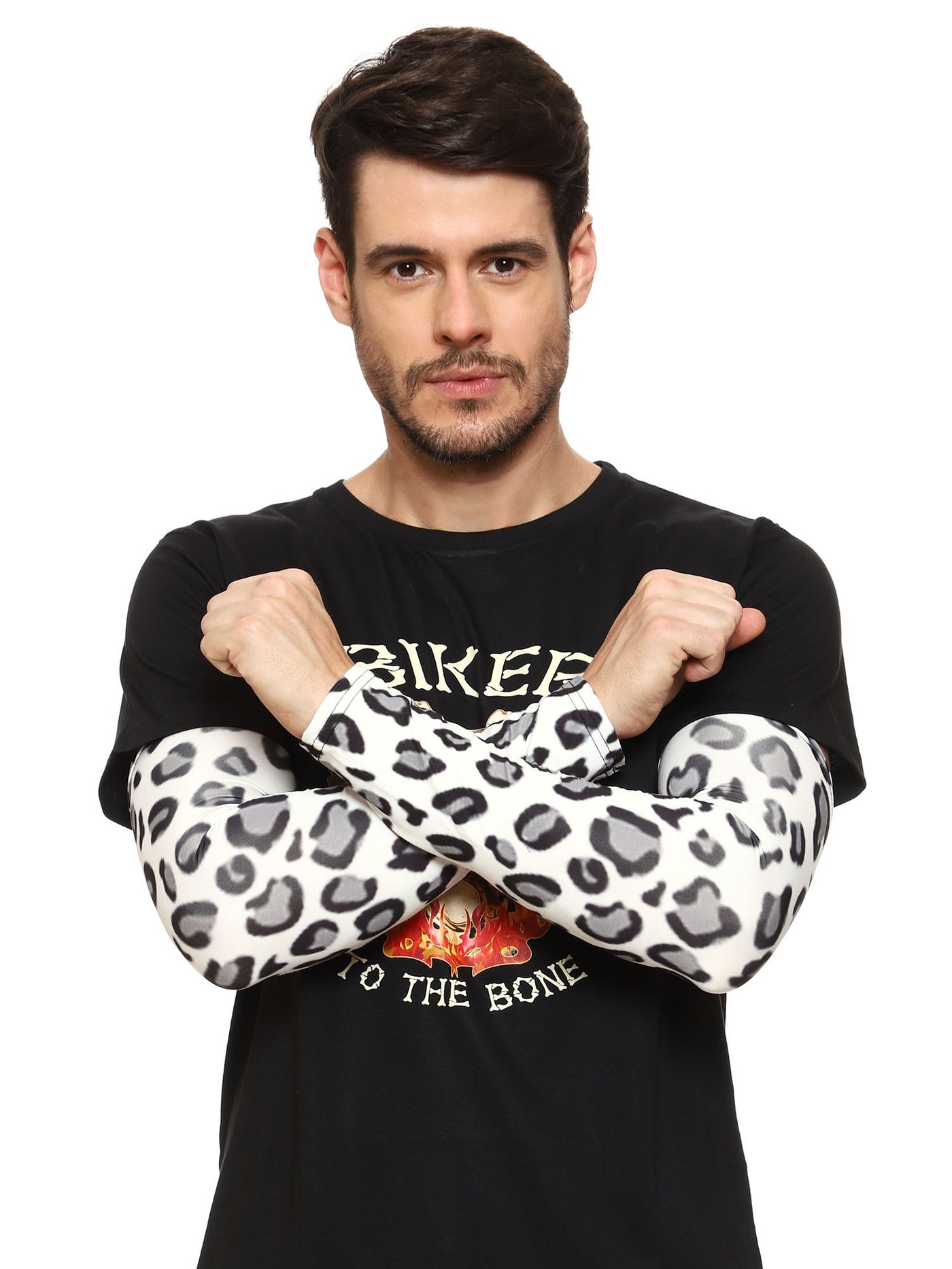 Best selling Biker Arm Sleeves. Motohog Arm compression sleeves .Best Biker t shirts,bandanas,neck gaiters,embroidered patches online India