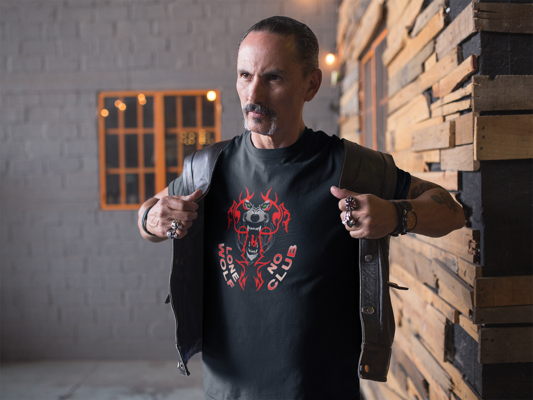 トップス John Galliano Lone Wolf shirt ss01 John Galliano Black and Red Paint 